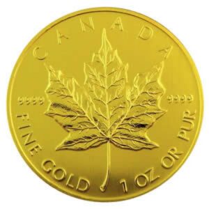 Backdated Gold Maple Leaf