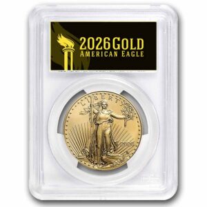 2026-(W) 1 oz American Gold Eagle MS-70 PCGS (First Day of Issue, Black Label)